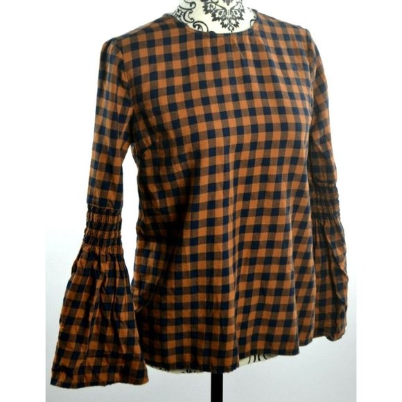 BEACH LUNCH LOUNGE - Women's Top with Flared Sleeves, Size Extra Small‎ - Picture 3 of 4